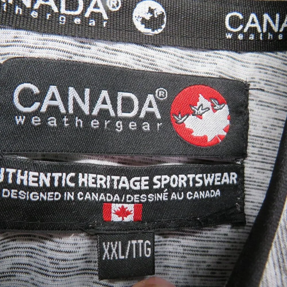 Canada Weathergear Sweatshirt Mens 2XL 1/2 Zip Pullover Lightweight Athletic‎